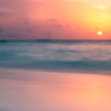 sunset on a beach